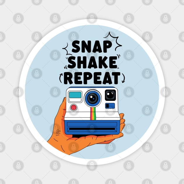 Snap Shake Repeat Magnet by enrynz